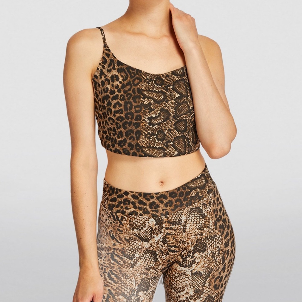 NWT ALLSAINTS Ariel Noche Crop Top